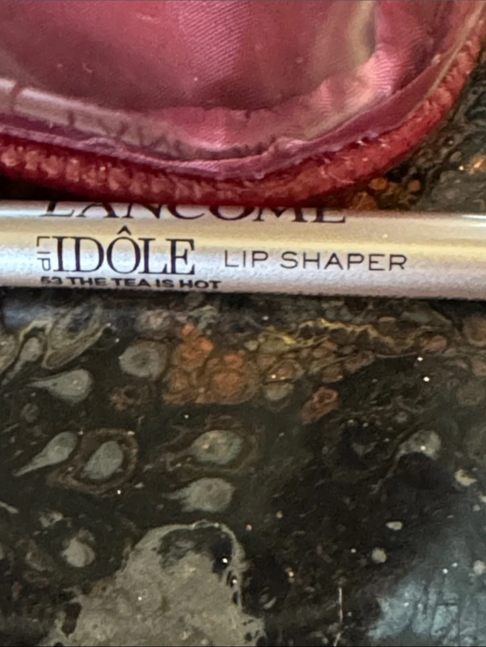 Lancome lip clear bag